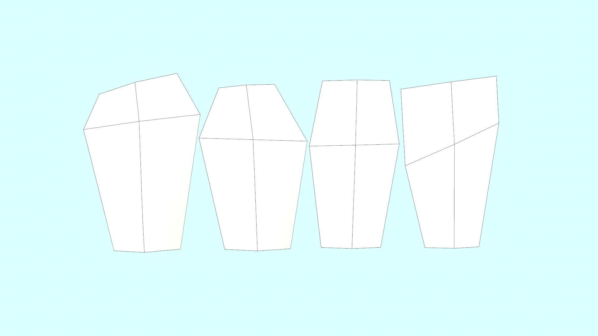 Grass Lowpoly Pack Low-poly 3D model_7