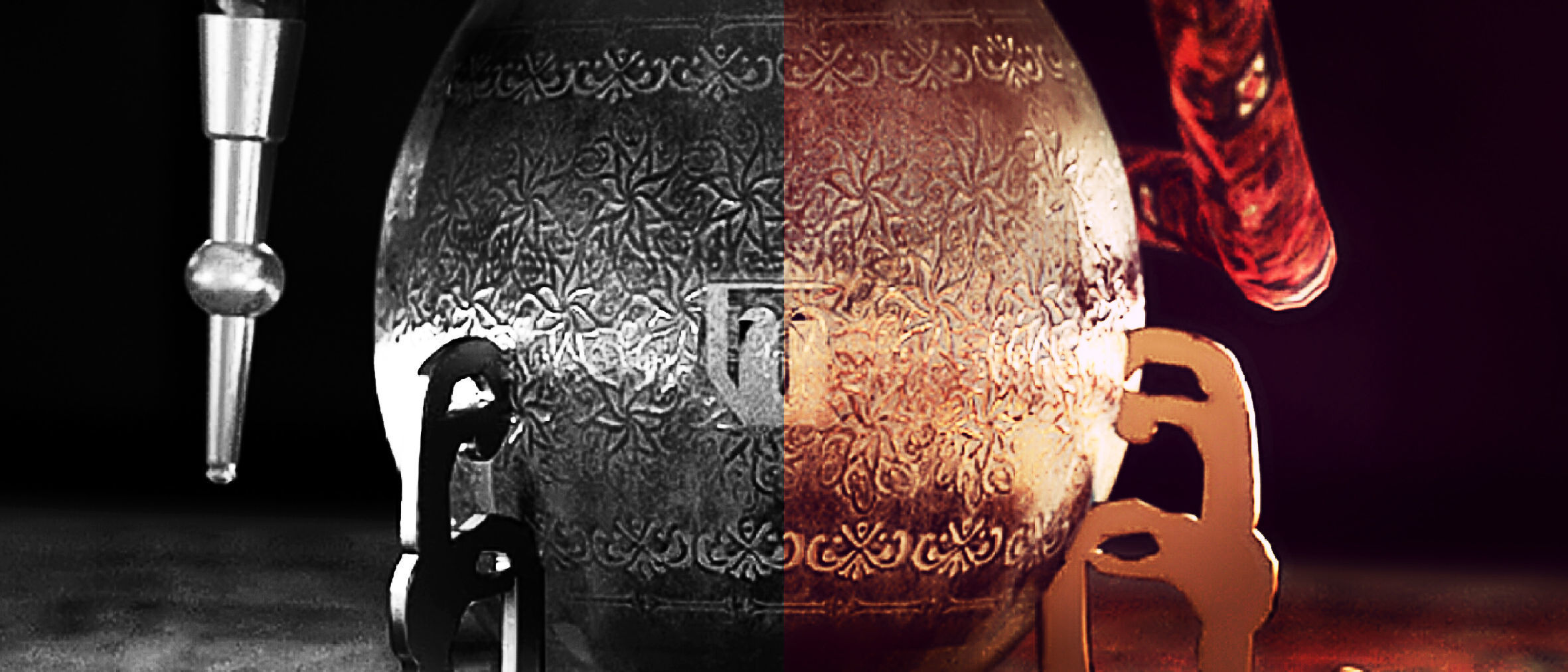 Traditional Old Style Yemeni Hookah 3D model_15