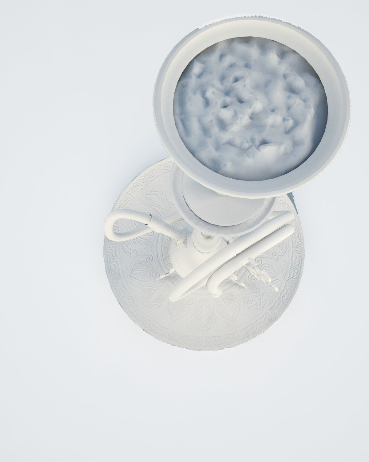 Traditional Old Style Yemeni Hookah 3D model_13