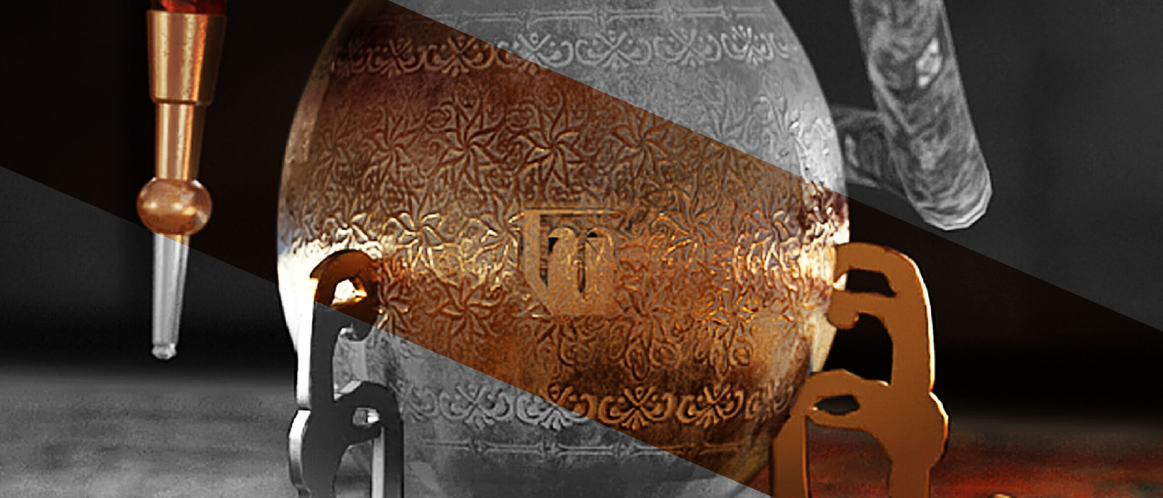 Traditional Old Style Yemeni Hookah 3D model_17