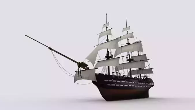 Sailing warship
