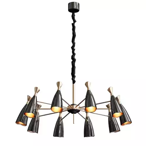 Cairo modern chandelier gold