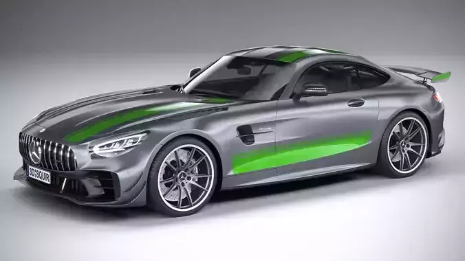 Mercedes AMG GT-R PRO 2020 3D model