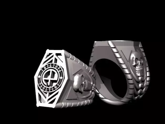 ring gold 3D model_0