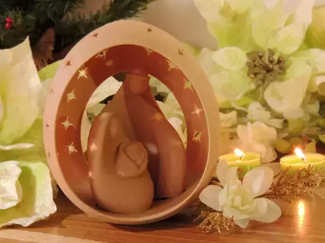 Nativity set 3D print model