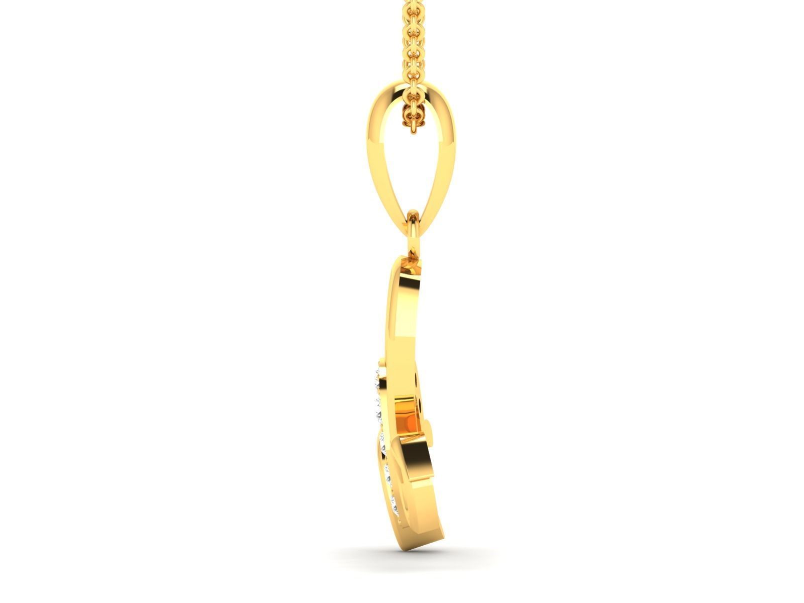 Women pendant 3dm render detail 3D print model_5