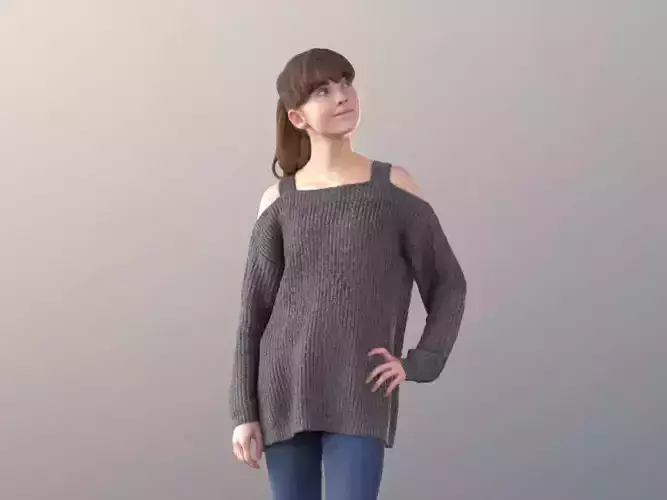 Lisa 10727 - Standing Teenager