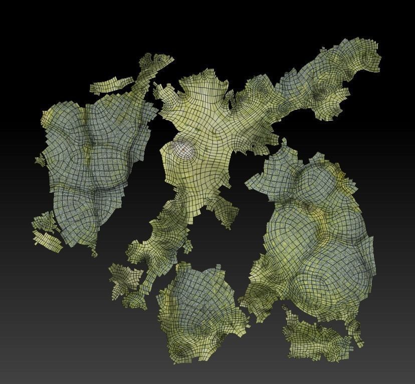 Cob of broccoli 27 Low-poly 3D model_7