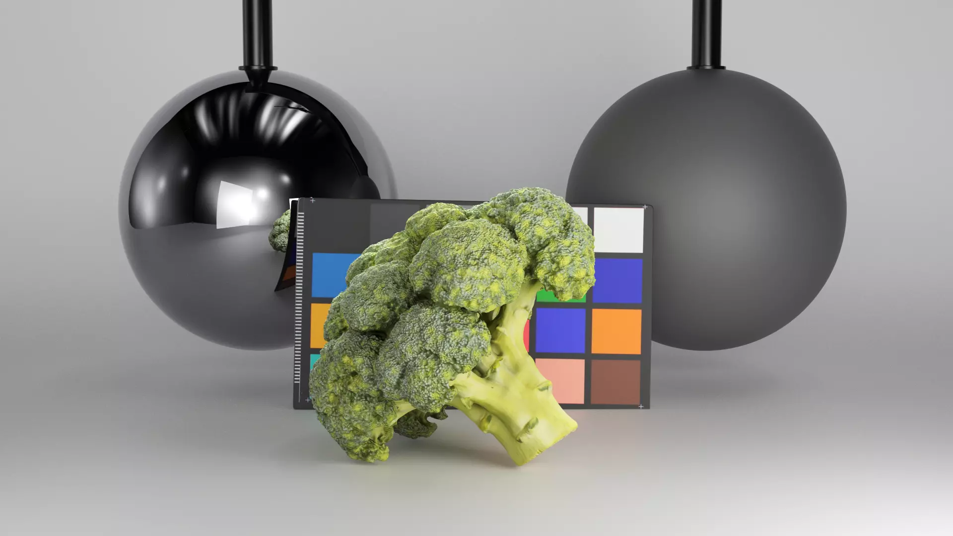 Cob of broccoli 27 Low-poly 3D model_0