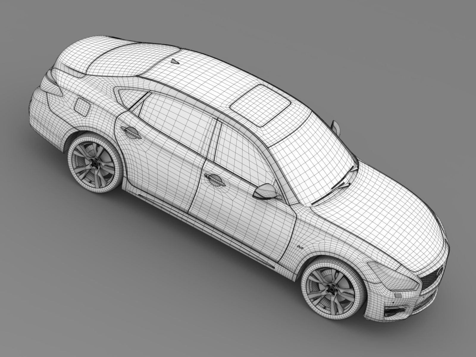 Infiniti Q70 56 L Y51 2017 3D model_16