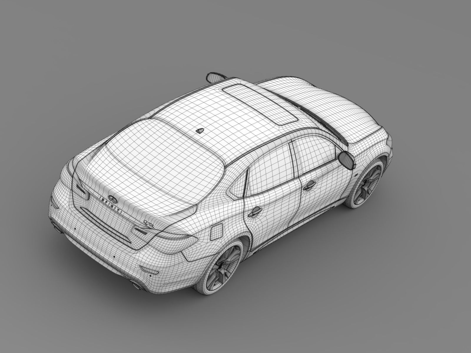 Infiniti Q70 56 L Y51 2017 3D model_14