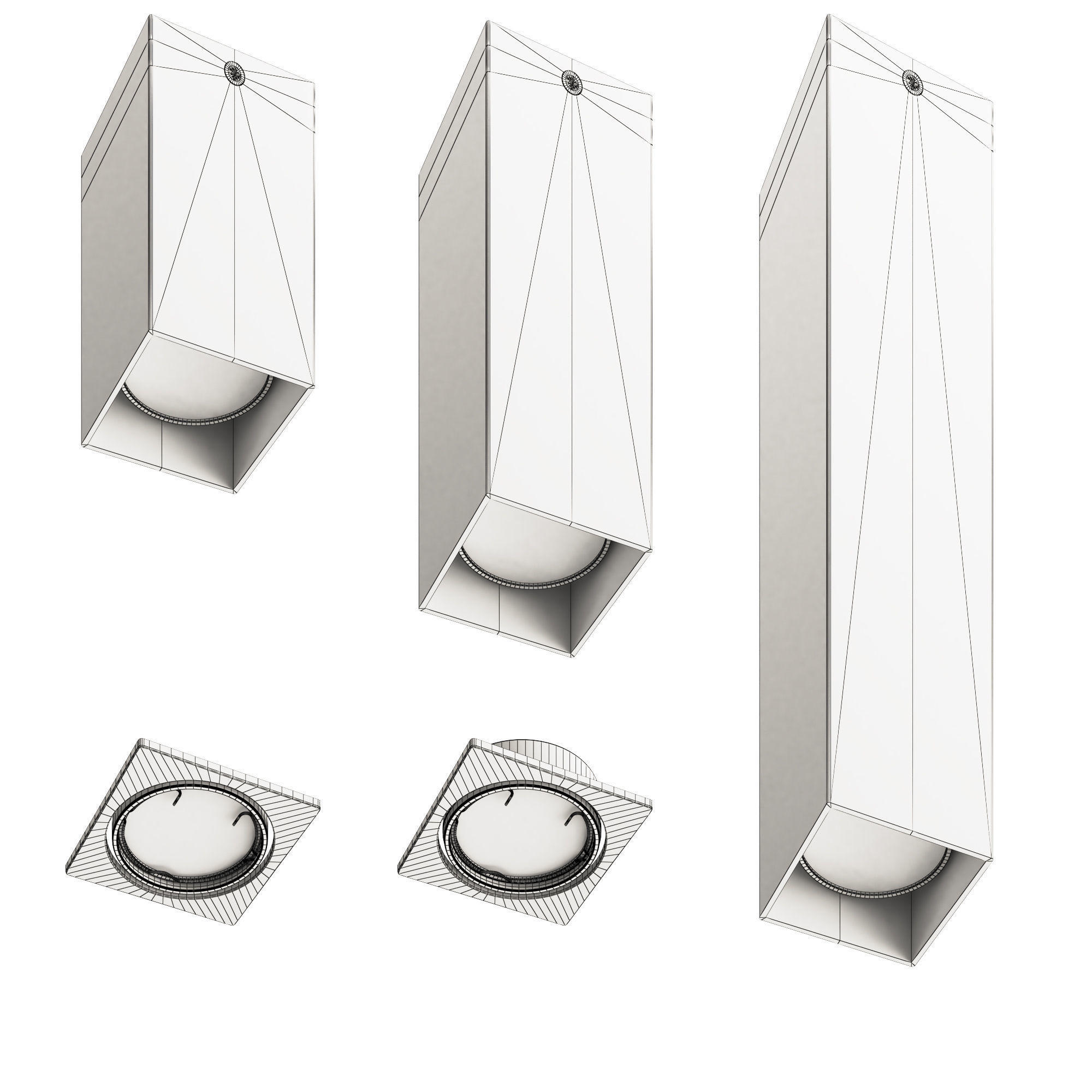 Light Star Rullo Black 3D model_1