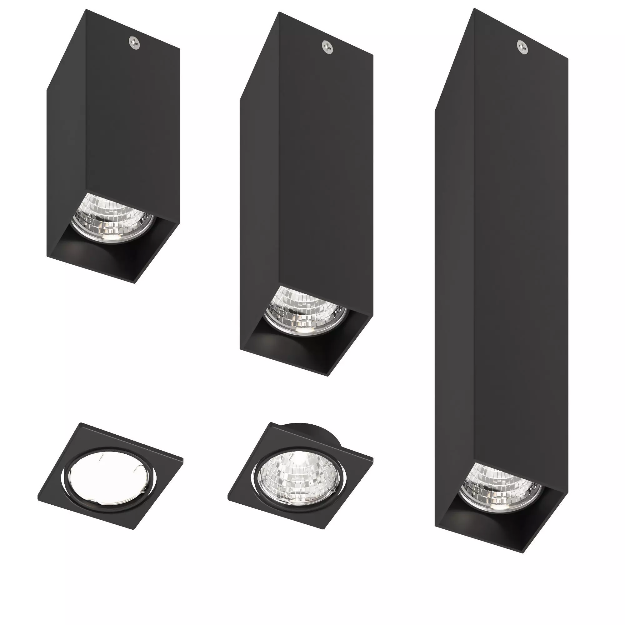 Light Star Rullo Black 3D model_0