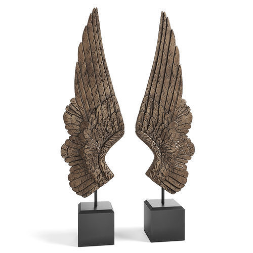  Bentley and Bo Pair of Large Angel Wings  3D model