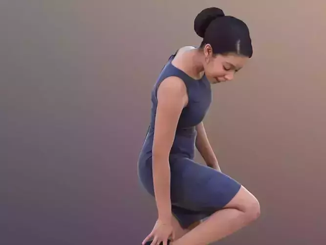 Yanelle 10380 - Standing Elegant Woman