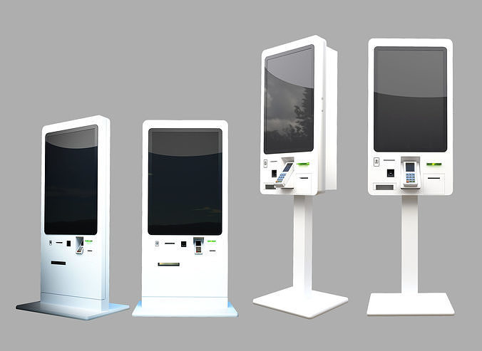 KIOSK SELF-SERVICE TERMINAL 3D model