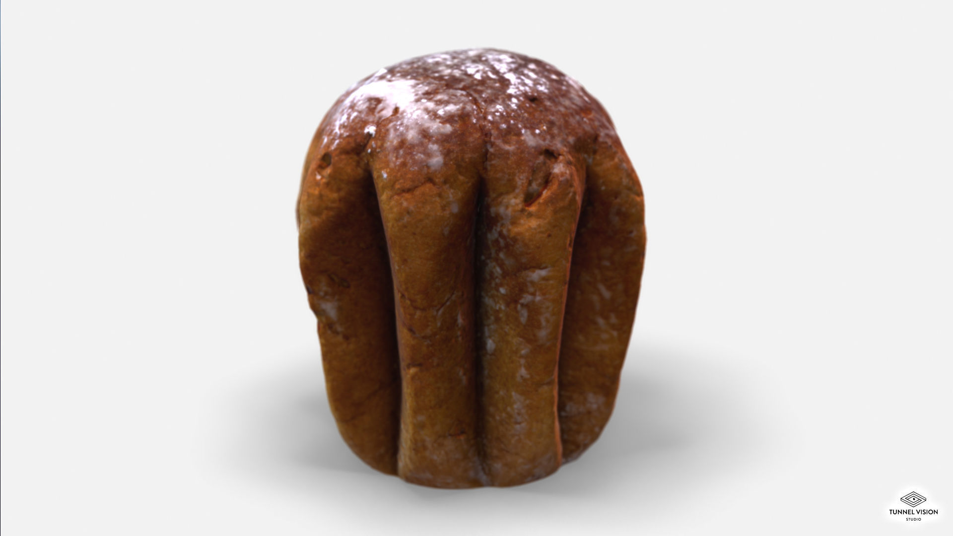 Pandoro - Photoscanned Pbr  Low-poly 3D model_8