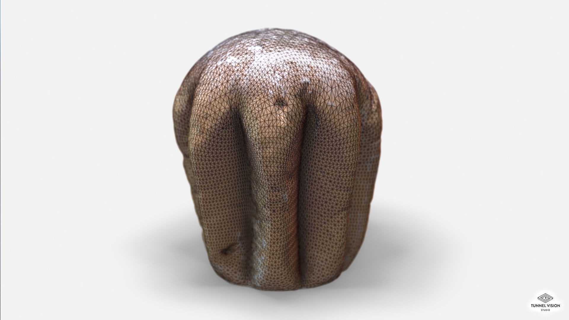 Pandoro - Photoscanned Pbr  Low-poly 3D model_6