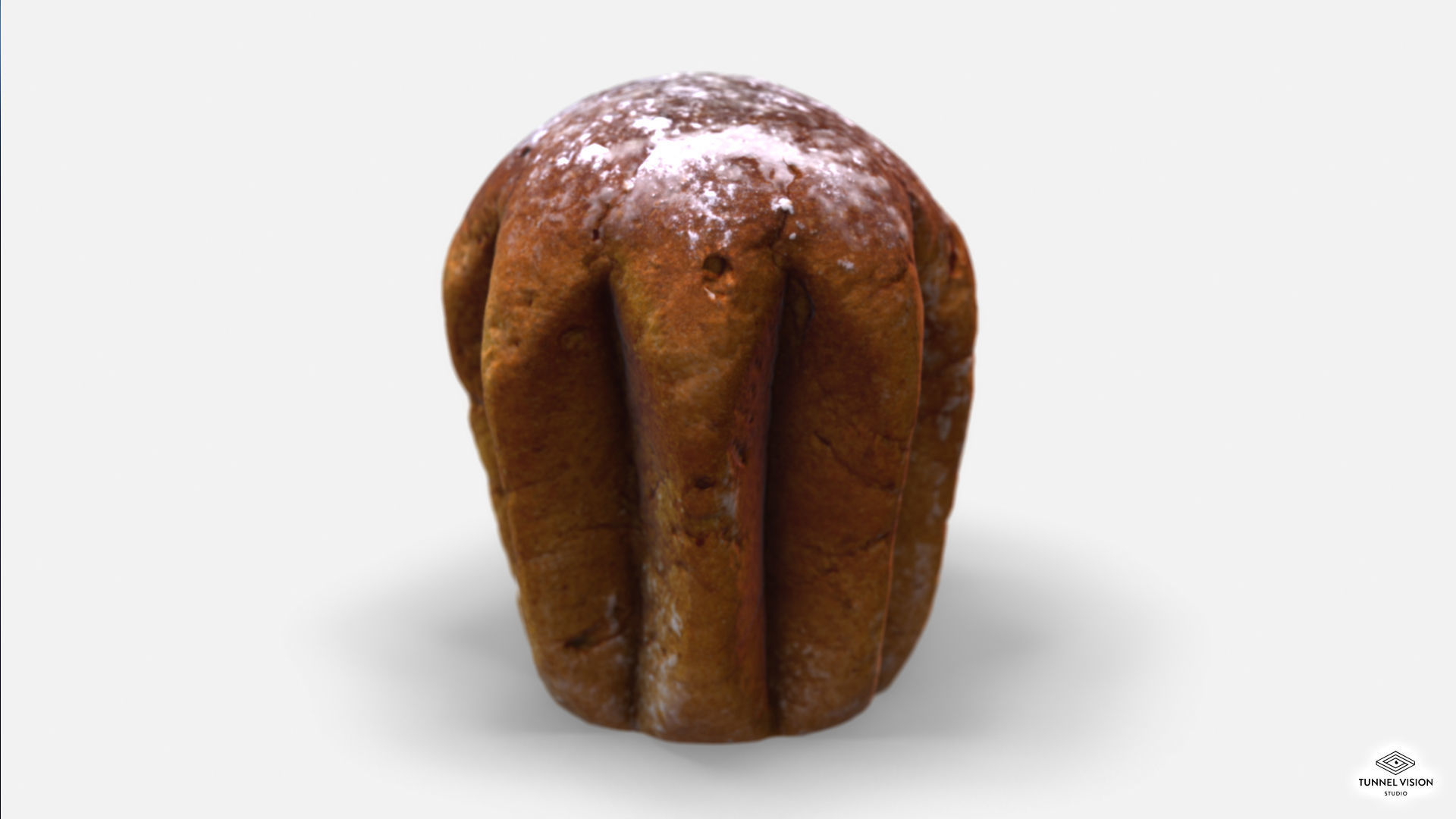 Pandoro - Photoscanned Pbr  Low-poly 3D model_5