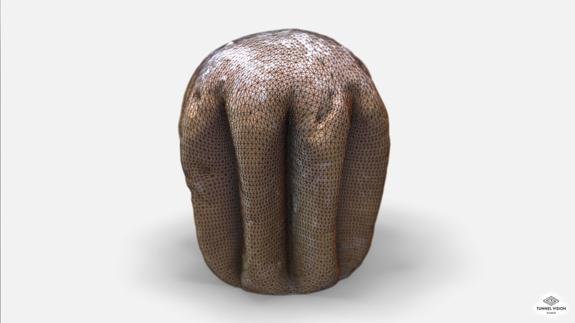 Pandoro - Photoscanned Pbr  Low-poly 3D model_7