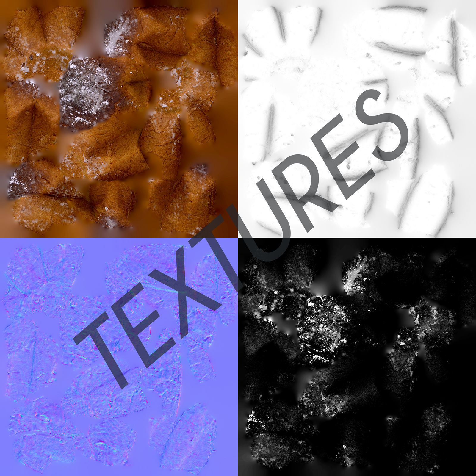 Pandoro - Photoscanned Pbr  Low-poly 3D model_10