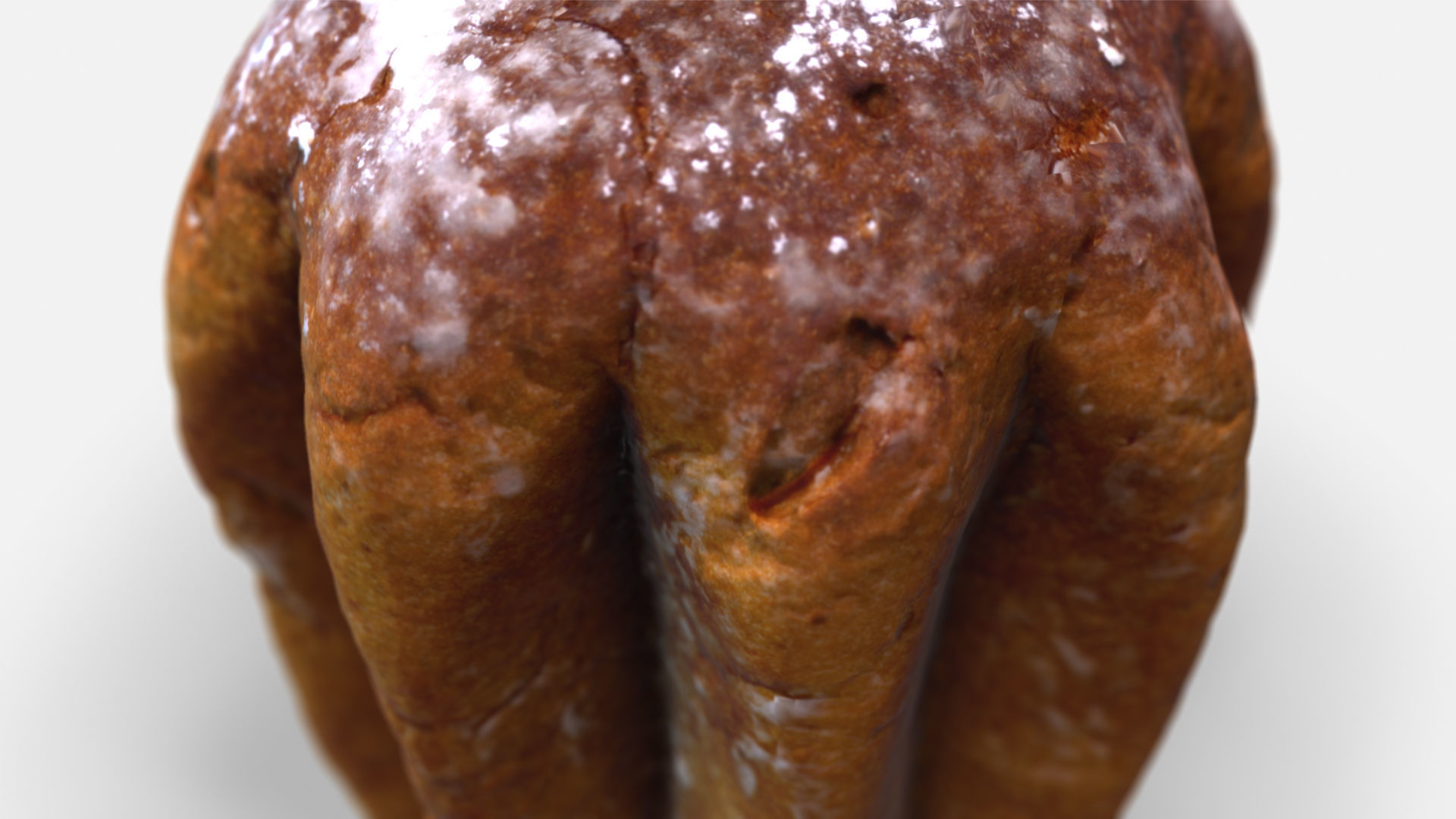 Pandoro - Photoscanned Pbr  Low-poly 3D model_9