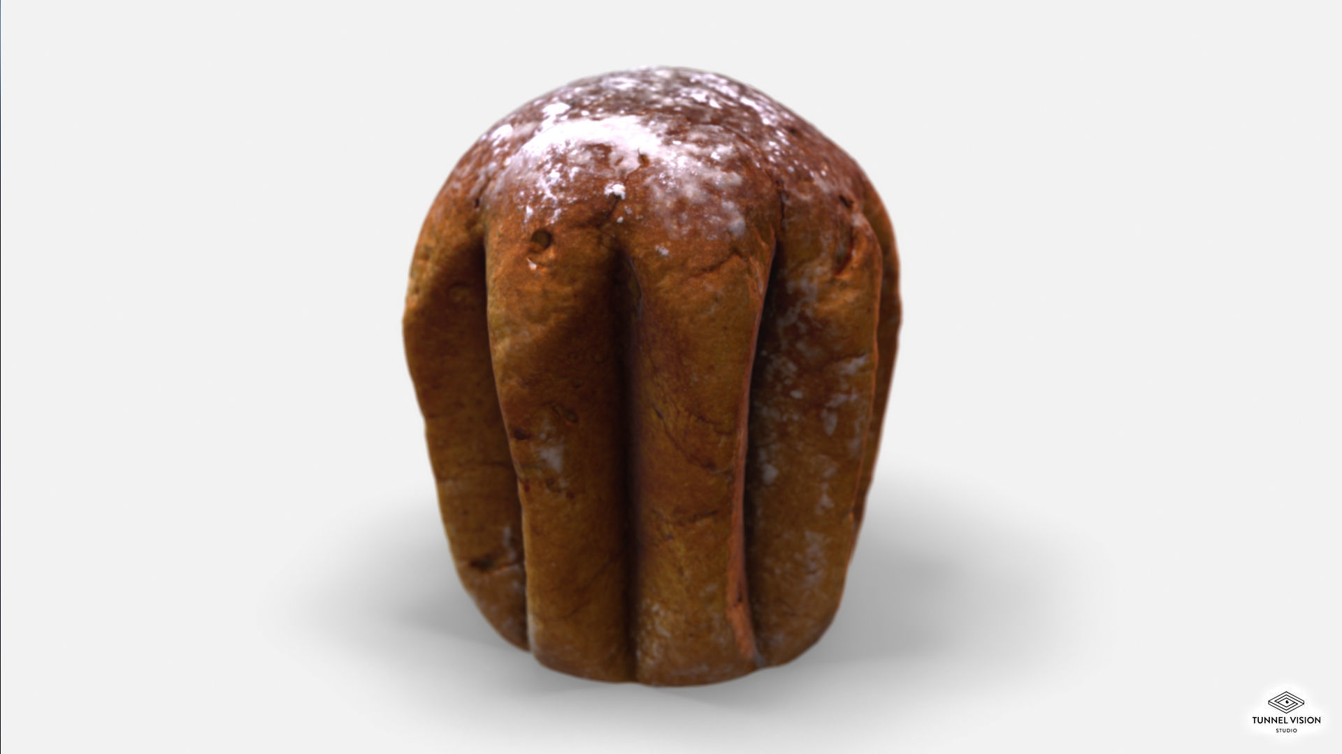 Pandoro - Photoscanned Pbr  Low-poly 3D model_2