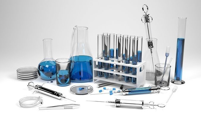 chemistry set 3D model