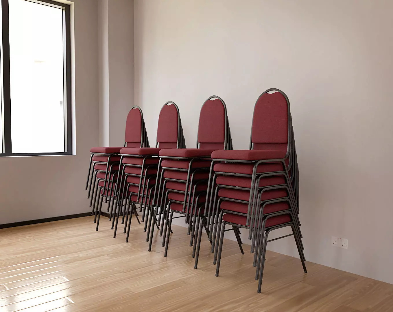 Conference Chair 3D model_0