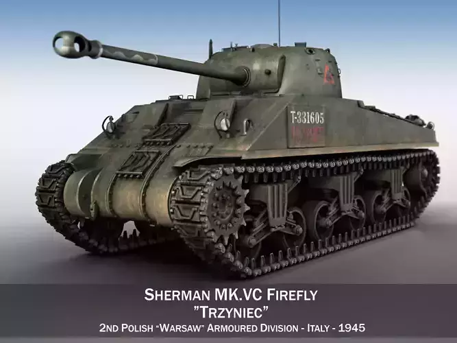 Sherman MK VC Firefly - Tryniec