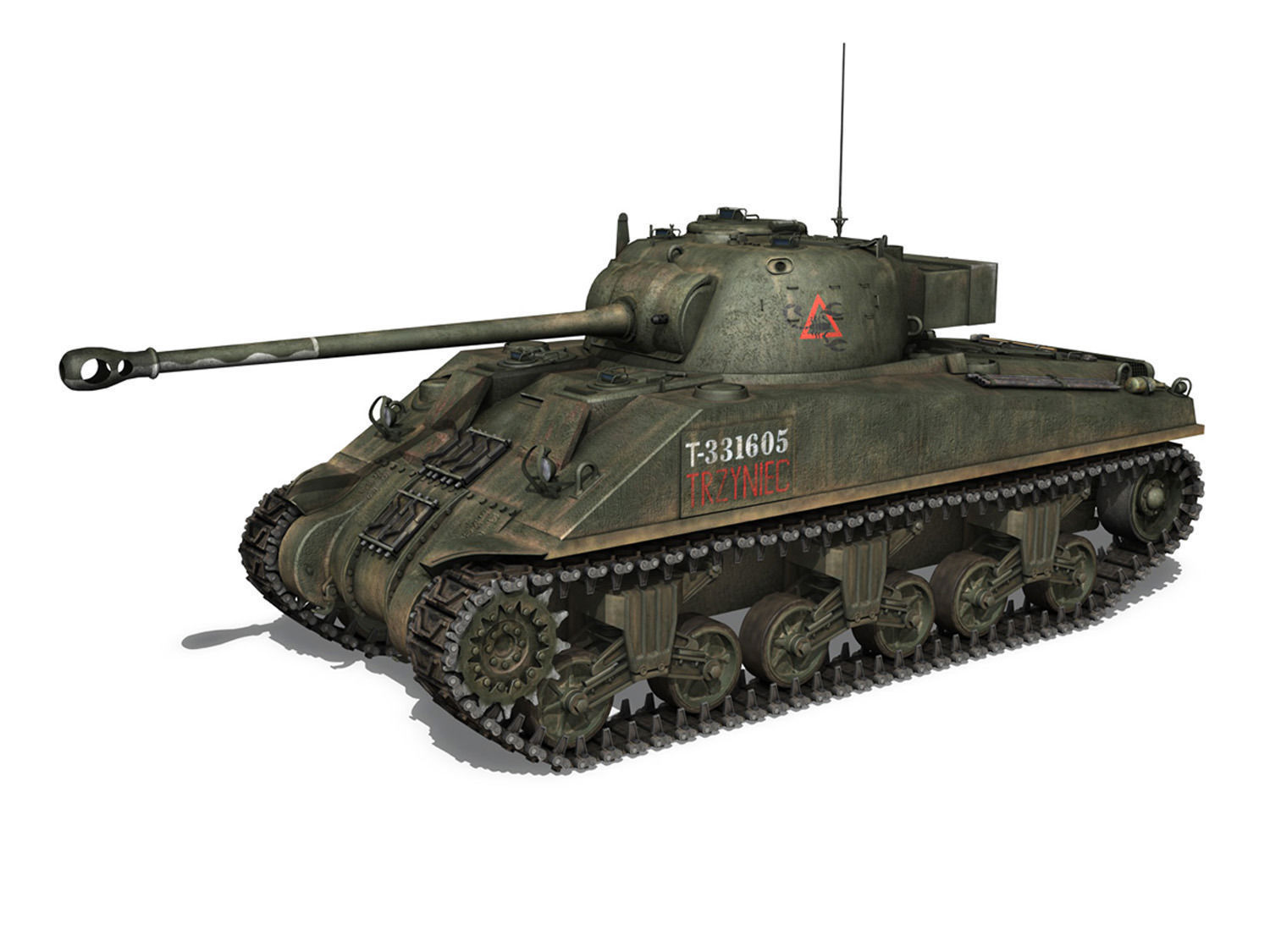 Sherman MK VC Firefly - Tryniec 3D model_2