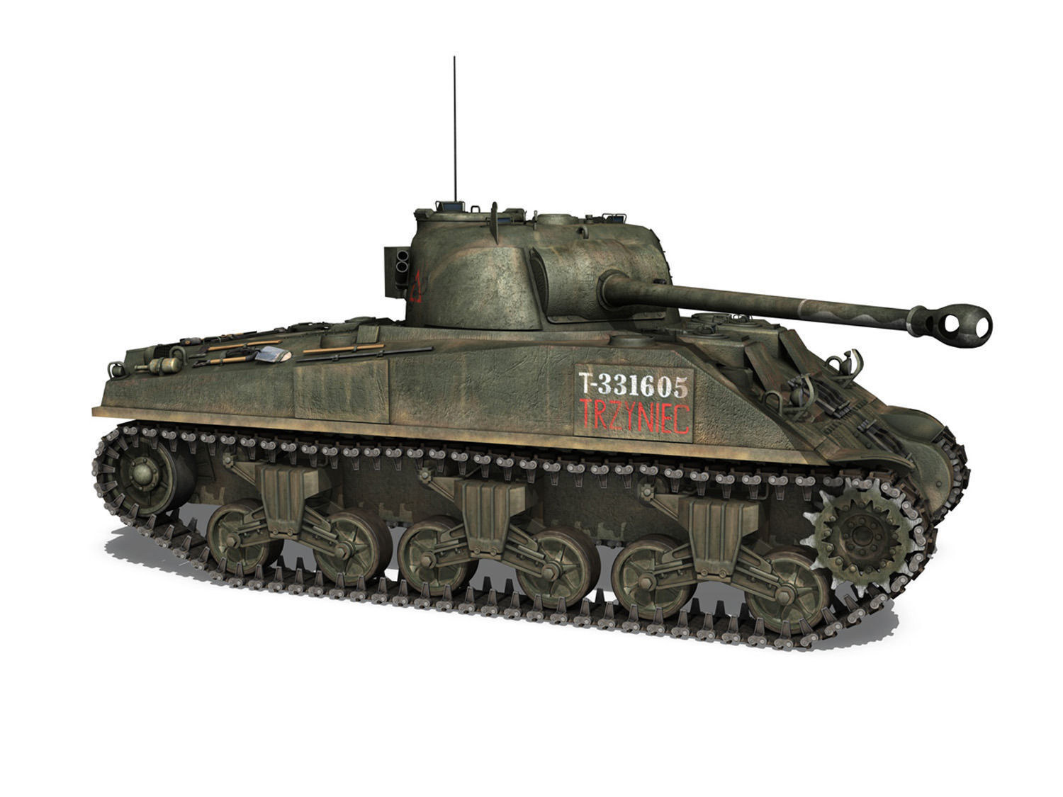 Sherman MK VC Firefly - Tryniec 3D model_6