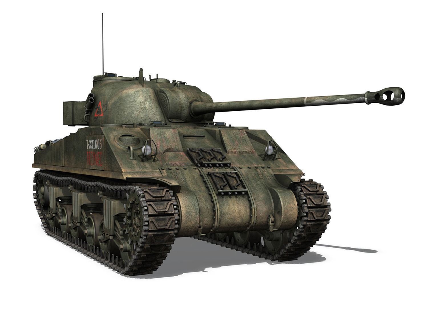Sherman MK VC Firefly - Tryniec 3D model_7