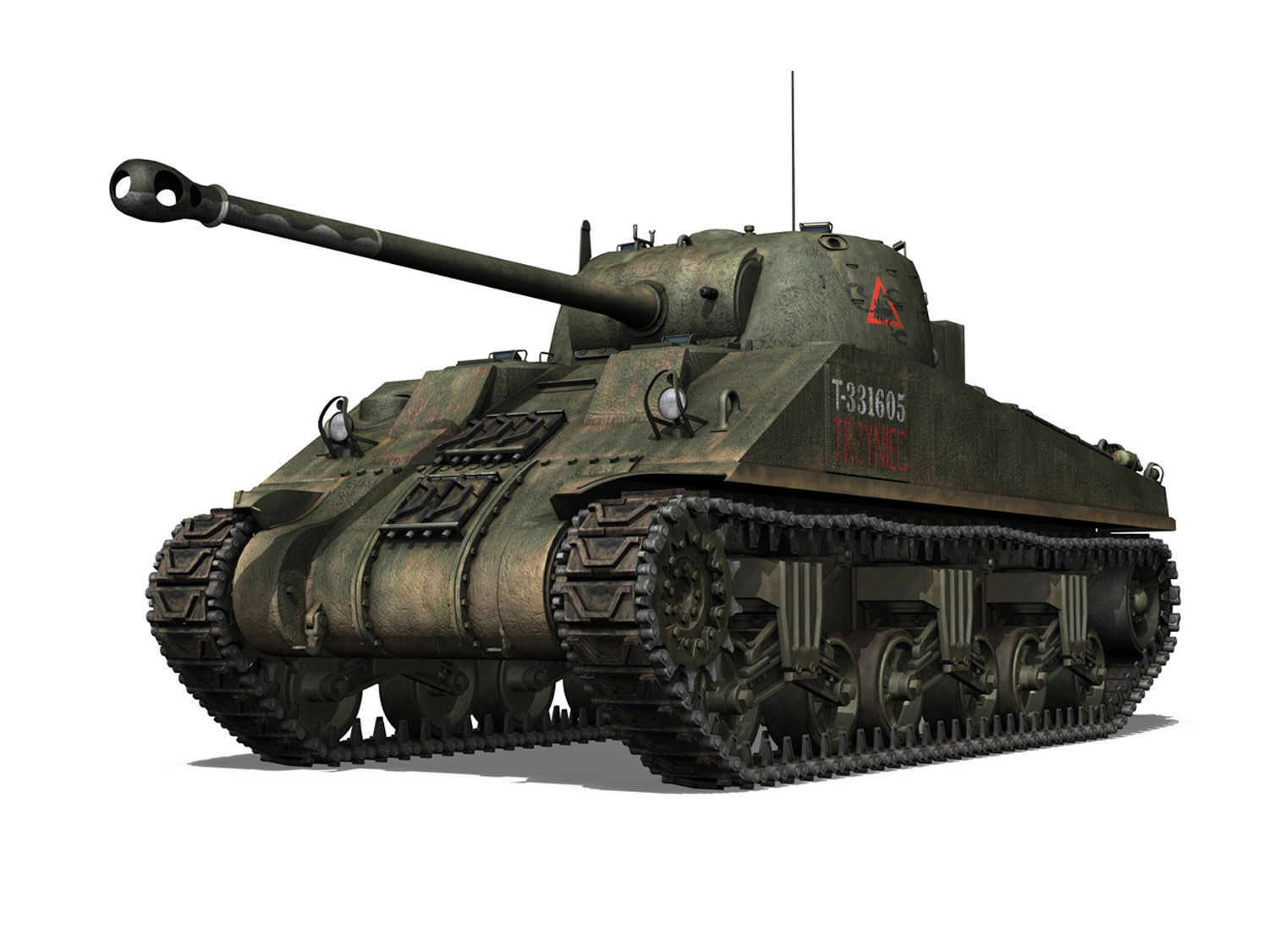 Sherman MK VC Firefly - Tryniec 3D model_3
