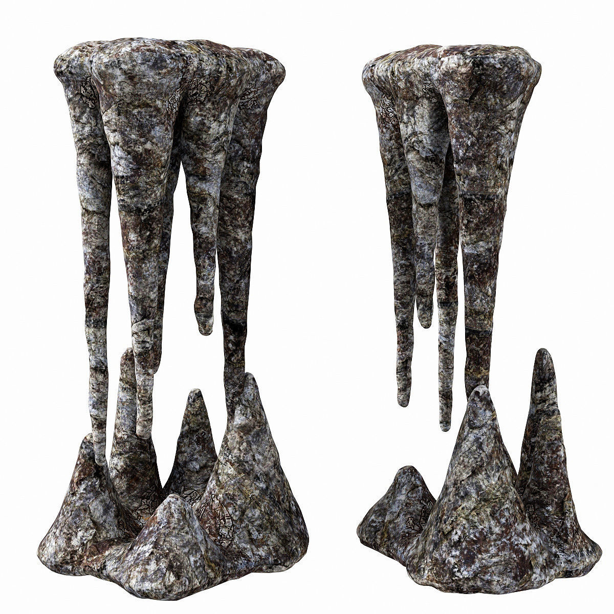 Cave stone 3D model_3