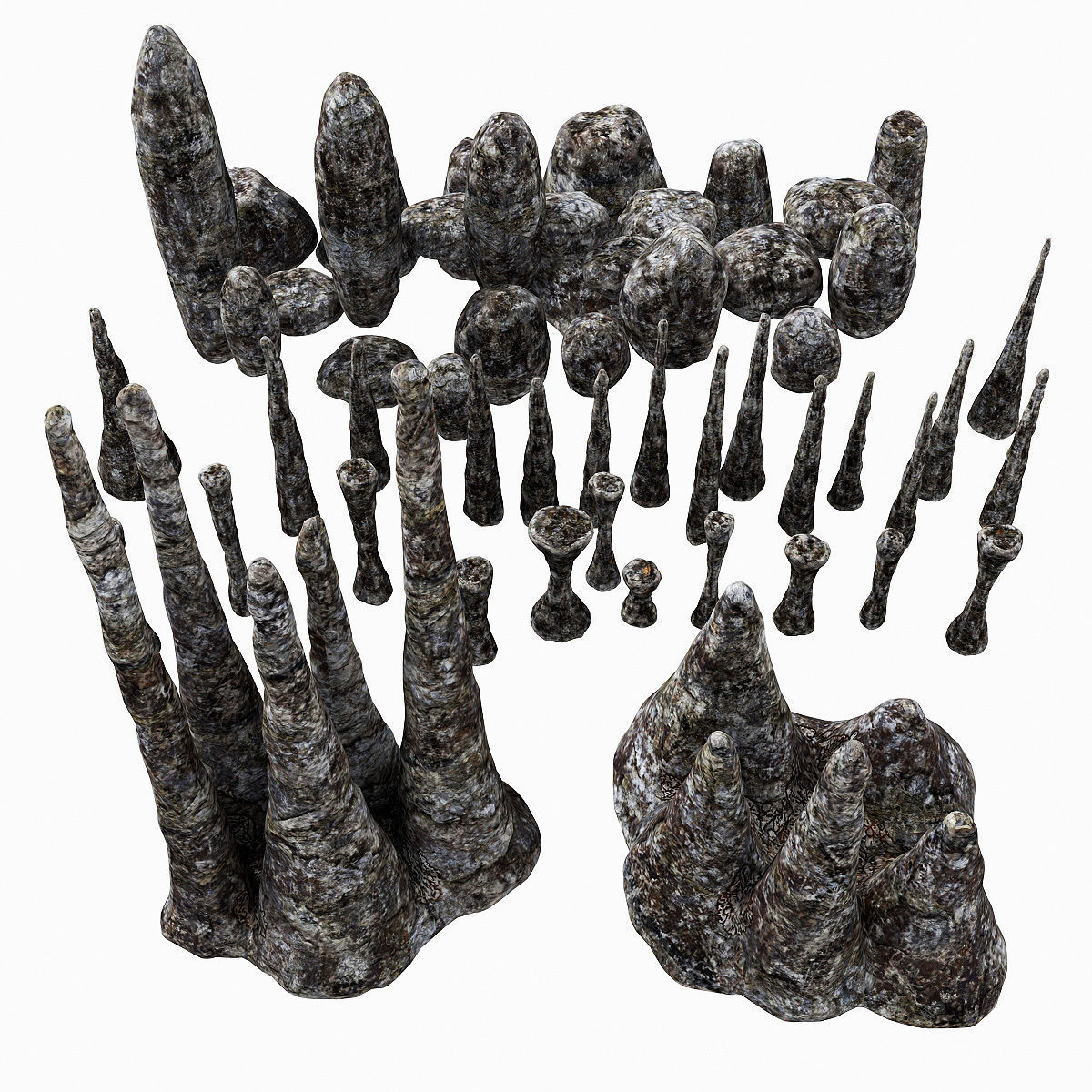 Cave stone 3D model_1