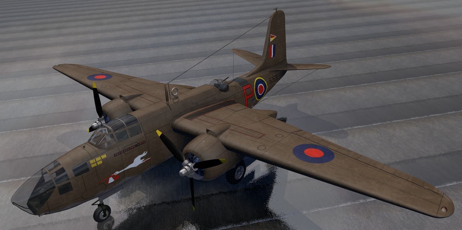 Douglas A-20J Havoc - Boston Mk-5 3D model_2