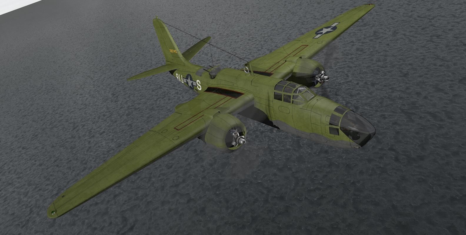 Douglas A-20J Havoc - Boston Mk-5 3D model_11