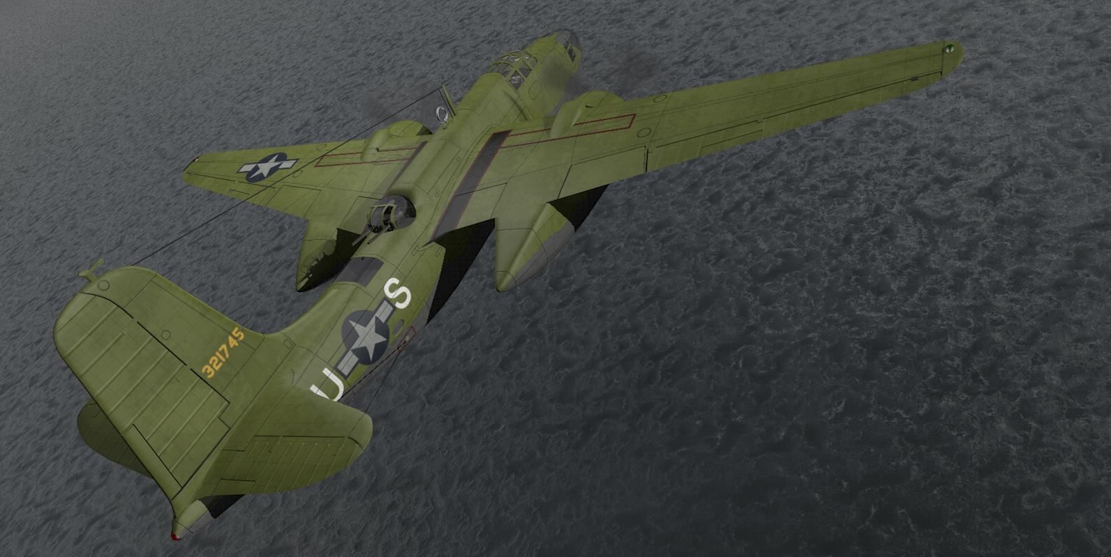 Douglas A-20J Havoc - Boston Mk-5 3D model_12