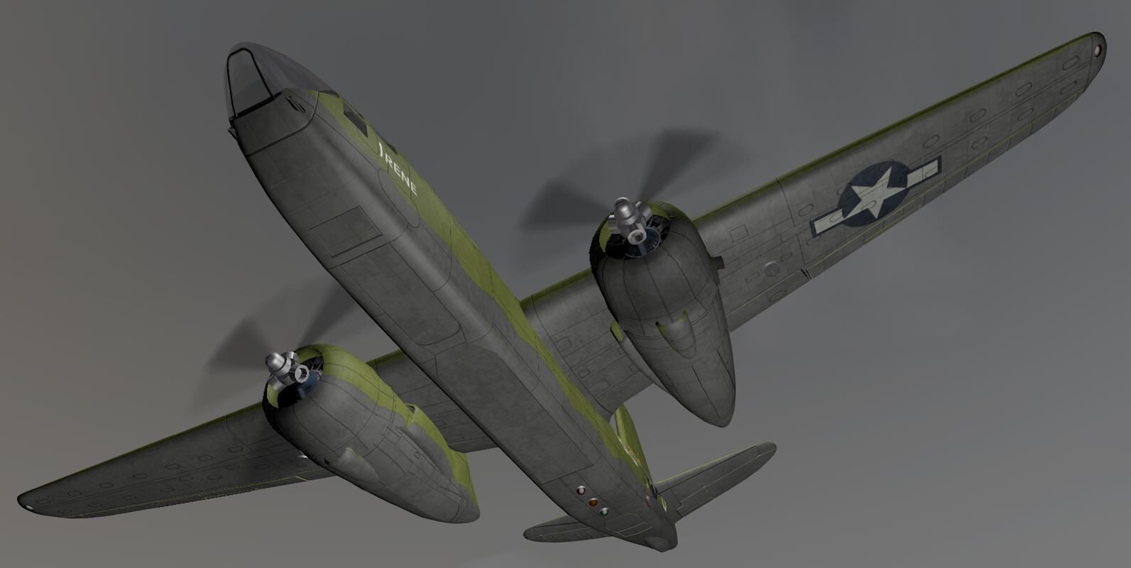 Douglas A-20J Havoc - Boston Mk-5 3D model_14