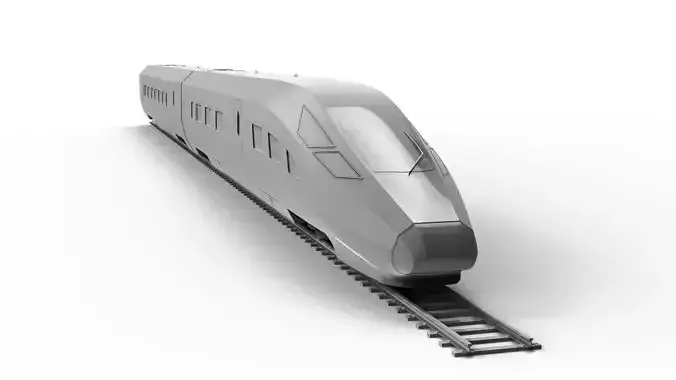 Fuxing Hao High-Speed Train 3D Model 3D print model