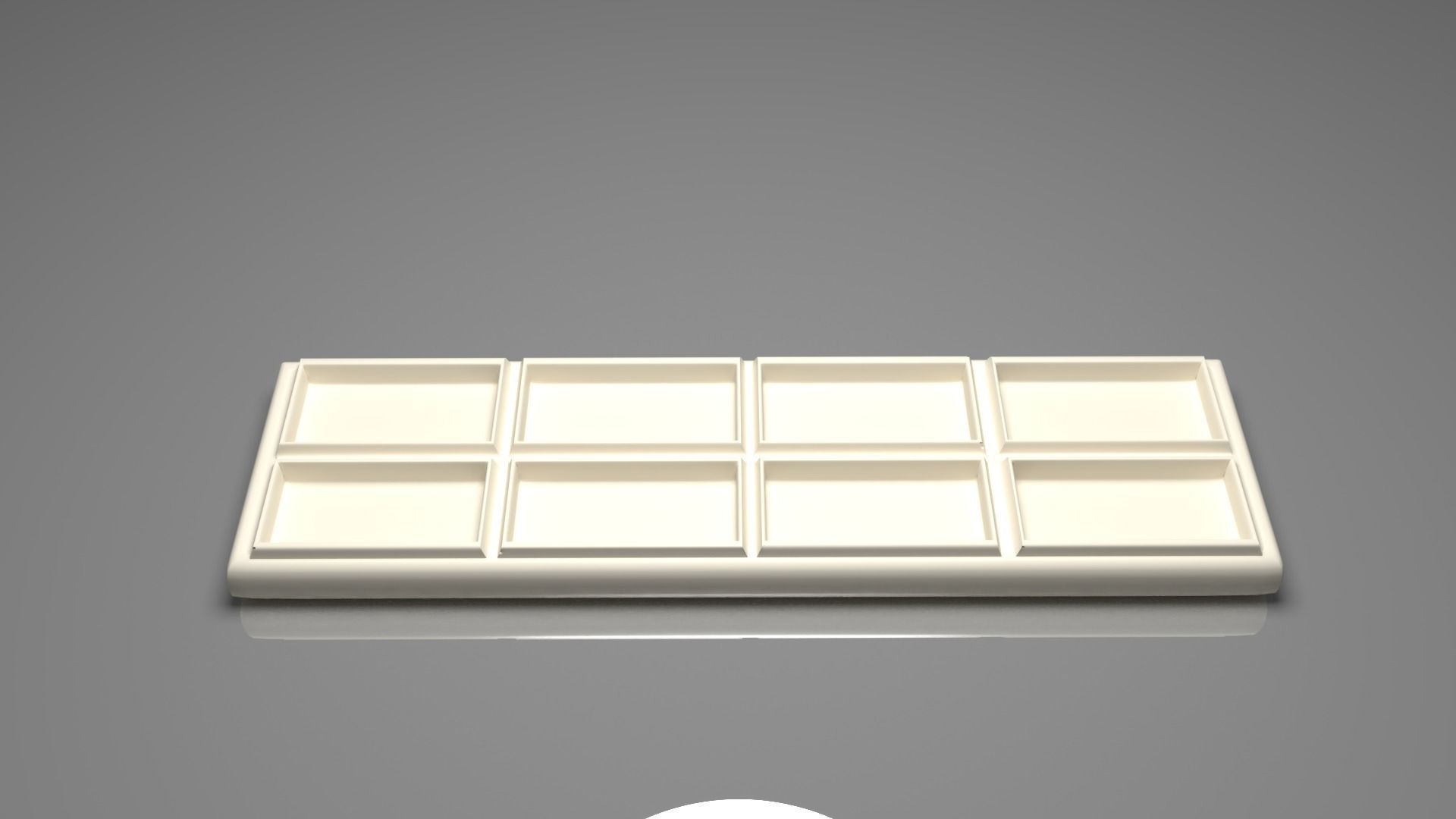 White Chocolate Bar 4 3D model_2