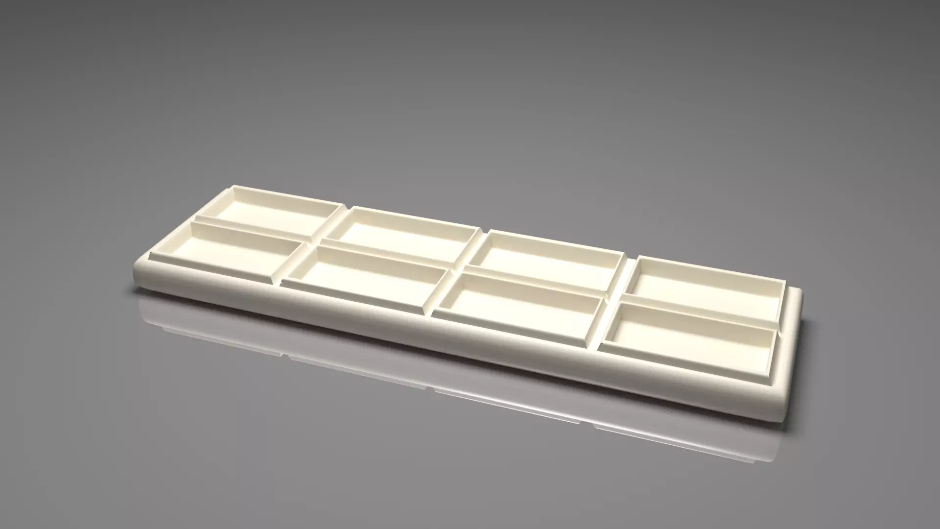 White Chocolate Bar 4 3D model_0