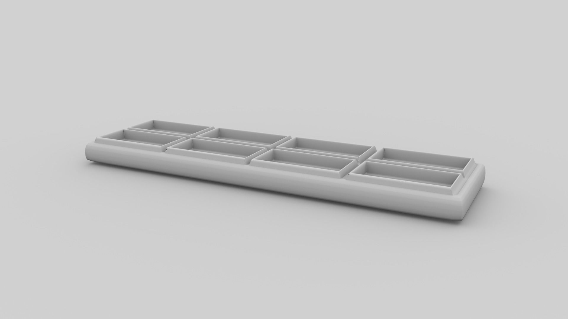 White Chocolate Bar 4 3D model_3