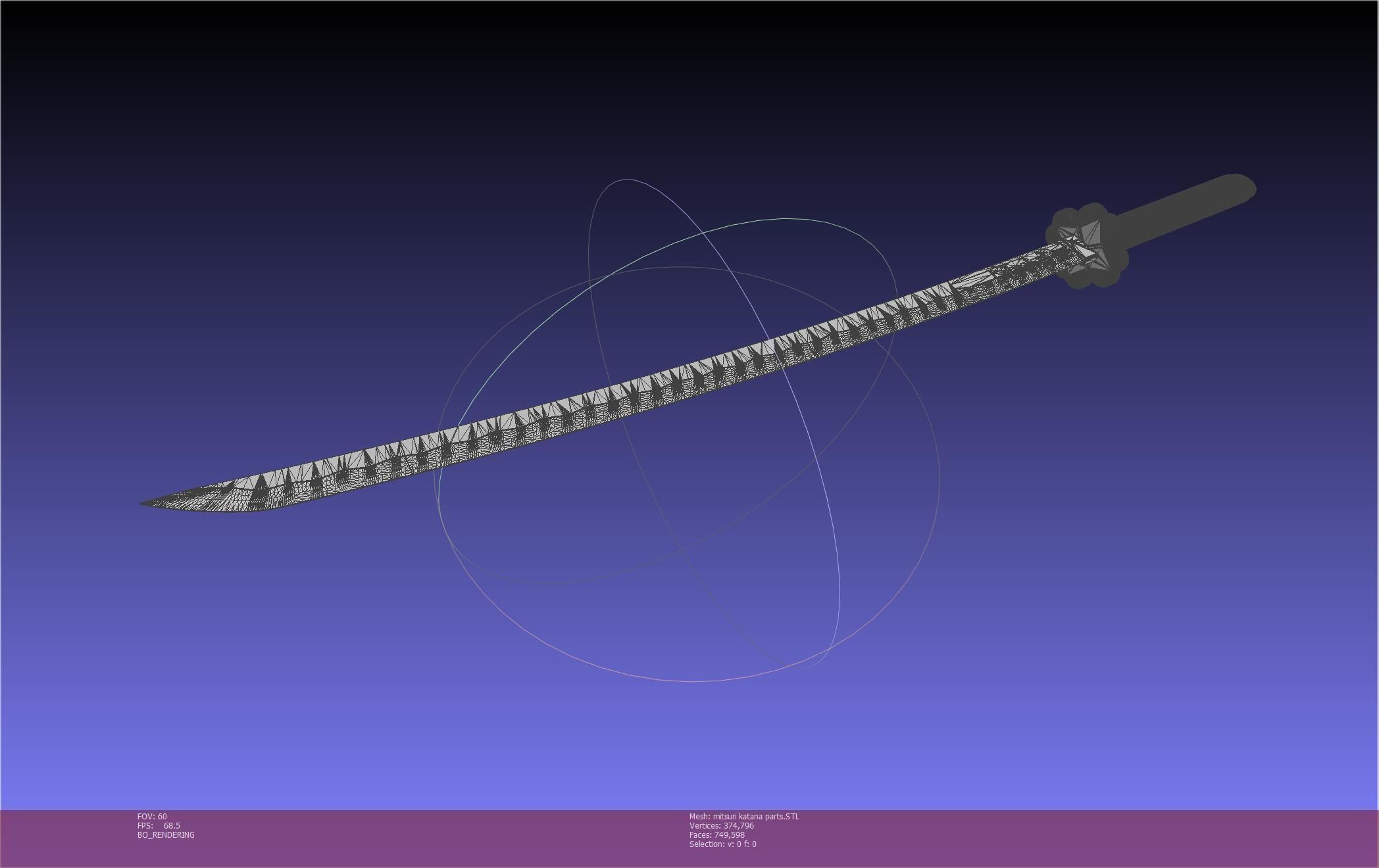 Demon Slayer Mitsuri Katana Printable Model 3D print model_126