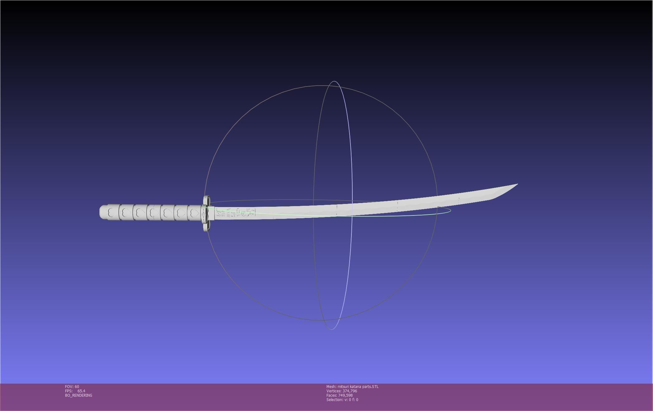 Demon Slayer Mitsuri Katana Printable Model 3D print model_115
