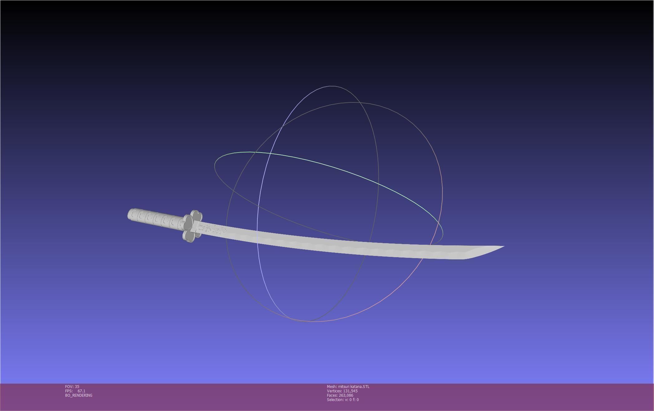 Demon Slayer Mitsuri Katana Printable Model 3D print model_69