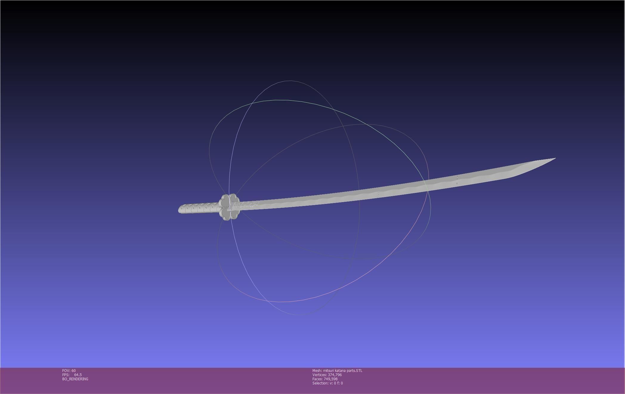 Demon Slayer Mitsuri Katana Printable Model 3D print model_117