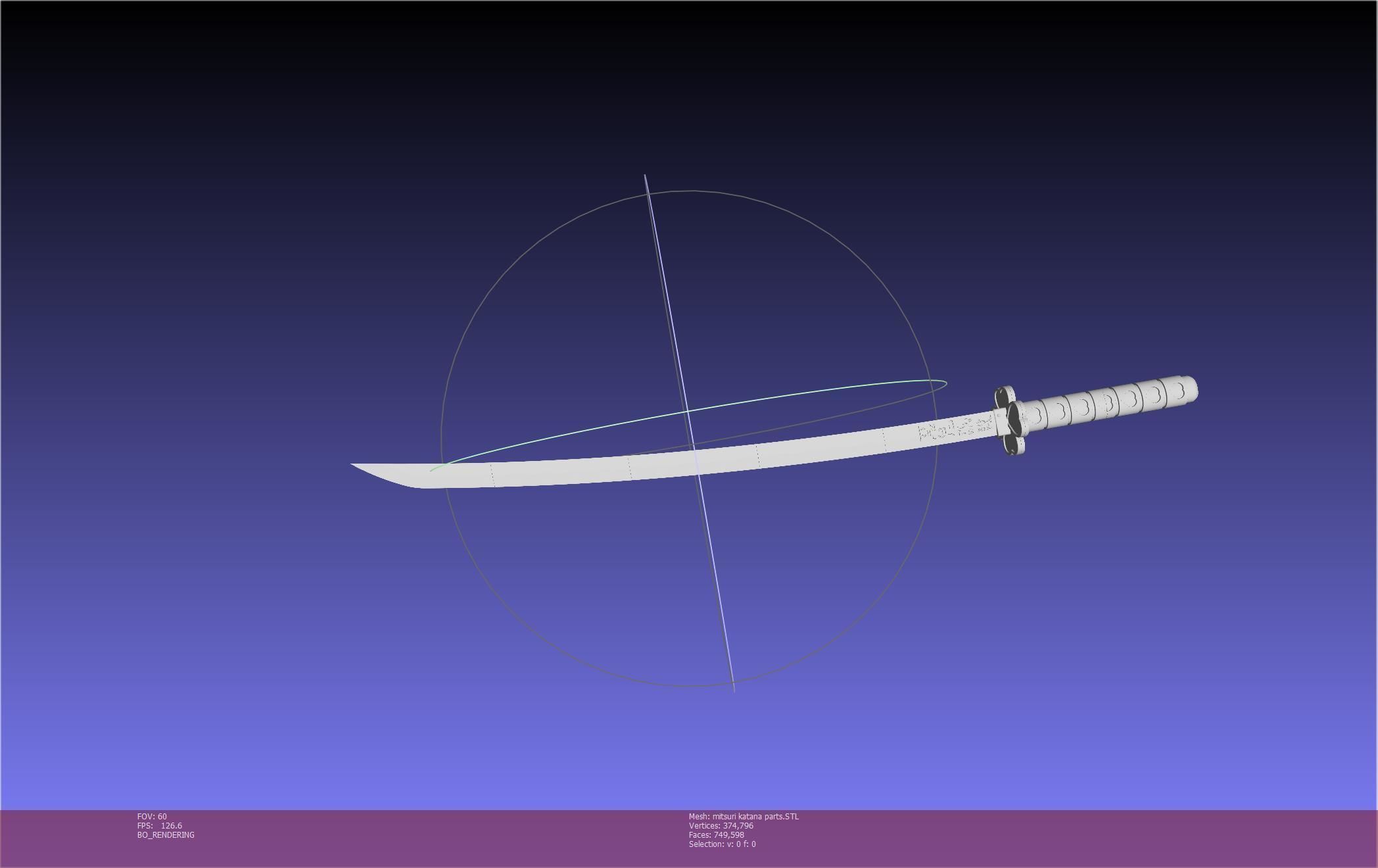 Demon Slayer Mitsuri Katana Printable Model 3D print model_130