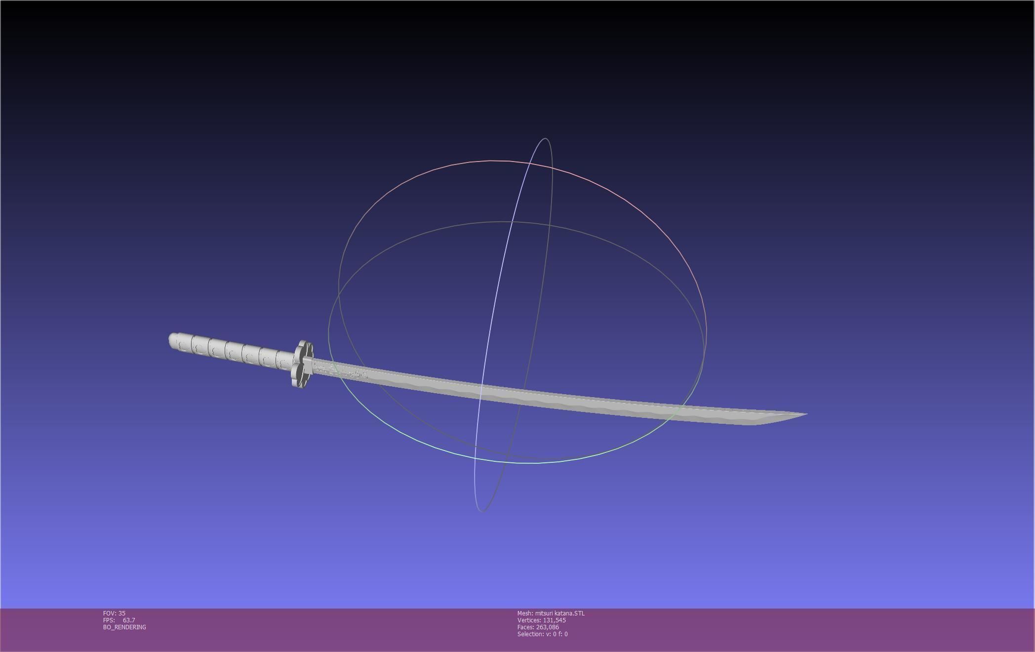 Demon Slayer Mitsuri Katana Printable Model 3D print model_27
